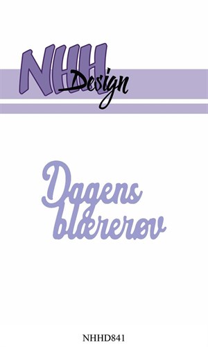 Dagens blærerøv, dansk tekst, dies, nnh-design.